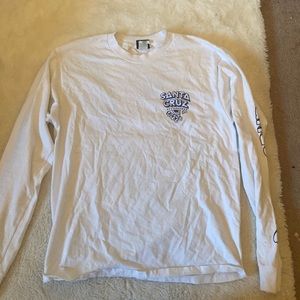 Santa cruz, medium, white long sleeve